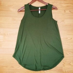 Dark green tank top